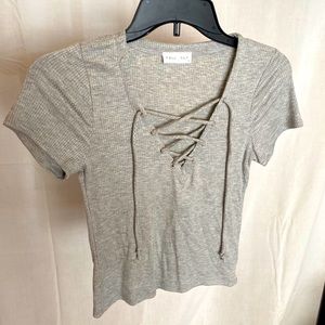 Women’s gray midi top